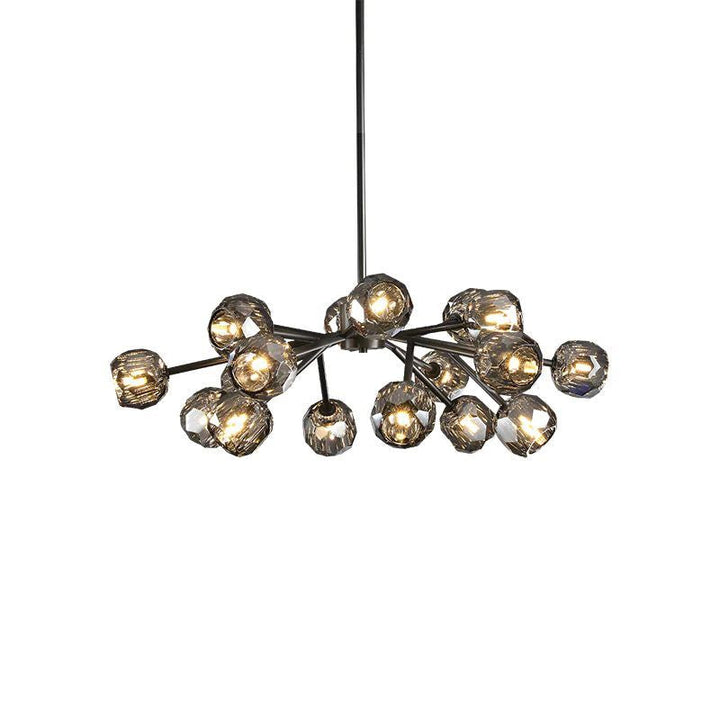 Kristal Glass Round Chandelier 36" - thebelacan