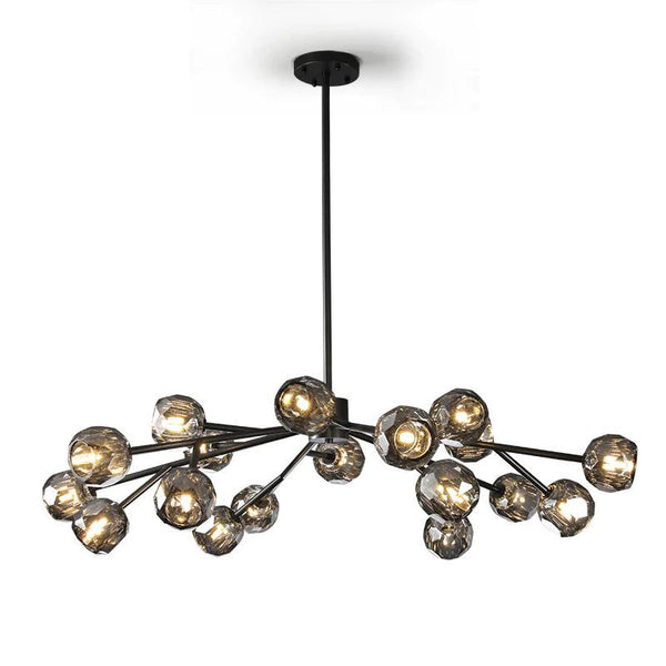 Kristal Glass Round Chandelier 48" - thebelacan