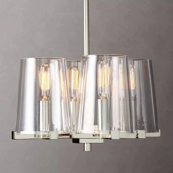 Kuseau Glass 4-lights Pendant - ebuylight