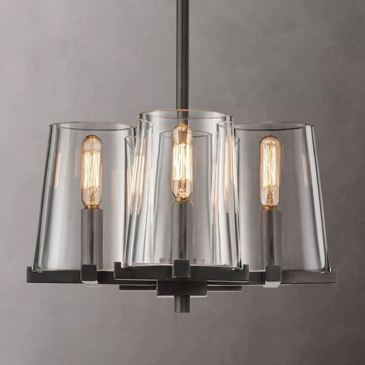 Kuseau Glass 4-lights Pendant - ebuylight