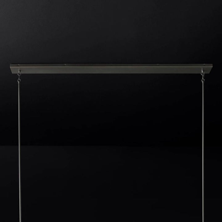 Kuseau Glass Linear Chandelier 60" - ebuylight