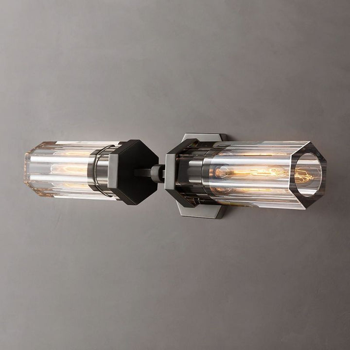 Lambert Hexagonal Linear Short Wall Sconce - ebuylight