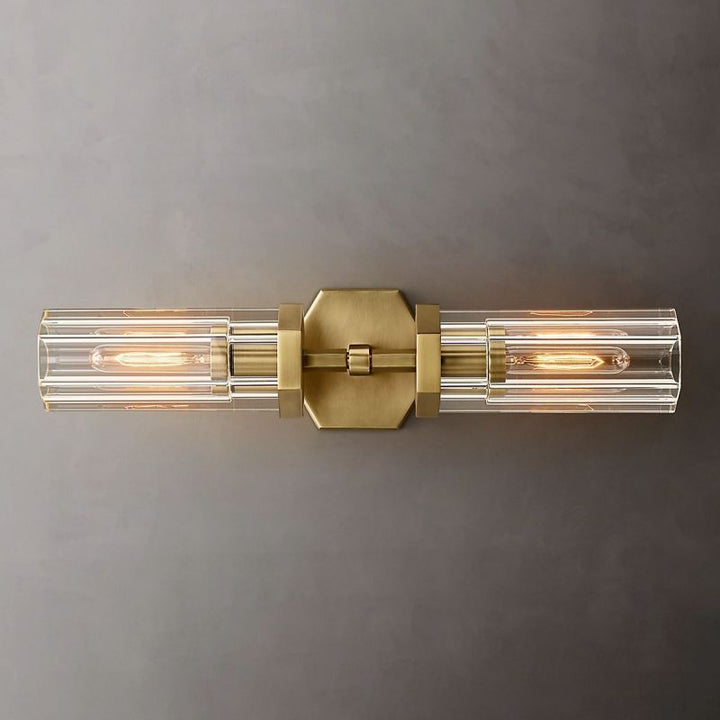 Lambert Hexagonal Linear Short Wall Sconce - ebuylight