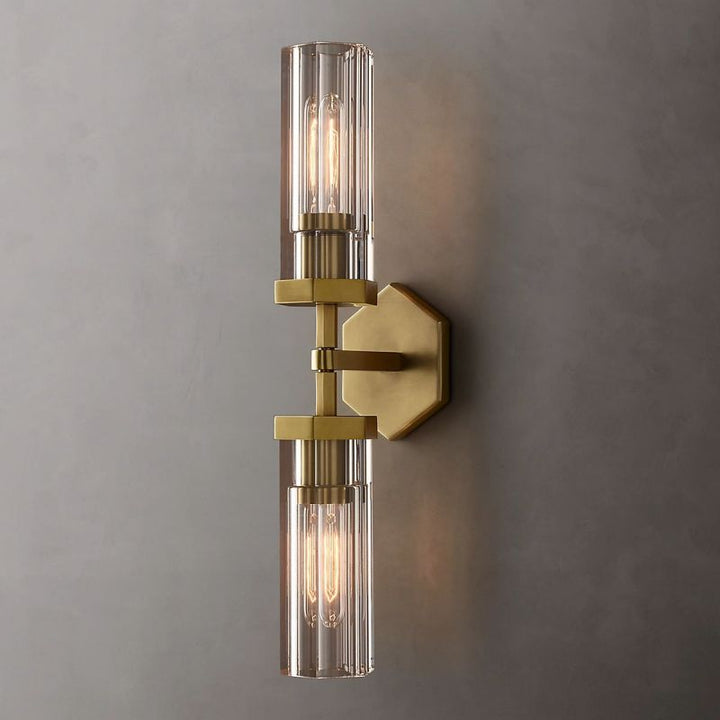 Lambert Hexagonal Linear Short Wall Sconce - ebuylight