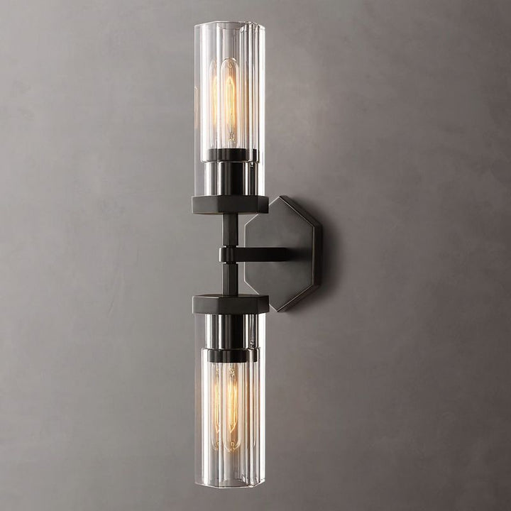 Lambert Hexagonal Linear Short Wall Sconce - ebuylight