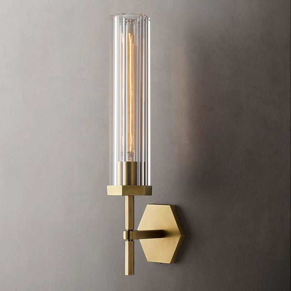 Lambert Hexagonal Grand Wall Sconce - ebuylight