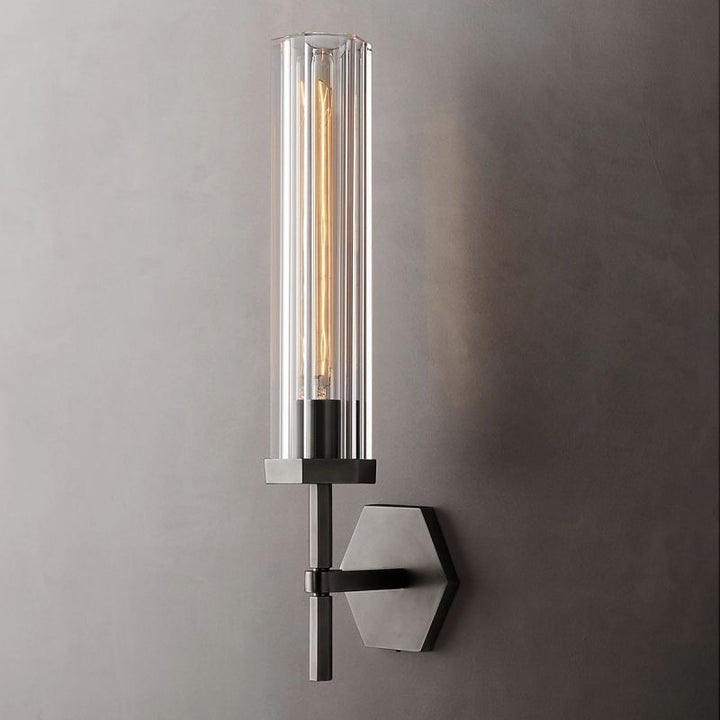 Lambert Hexagonal Grand Wall Sconce - ebuylight