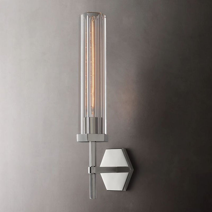 Lambert Hexagonal Grand Wall Sconce - ebuylight