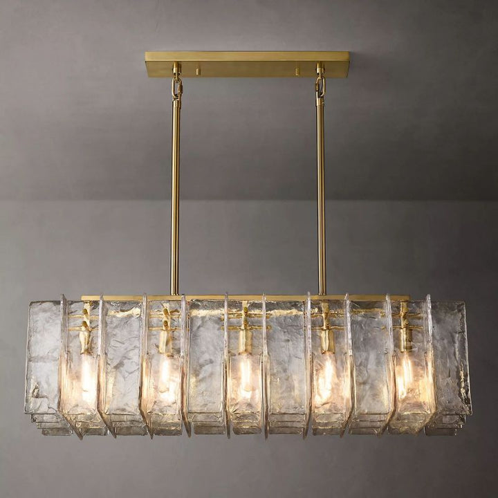 Latracy Rectangular Chandelier 49" - ebuylight