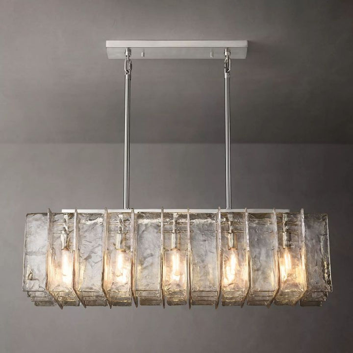 Latracy Rectangular Chandelier 49" - ebuylight