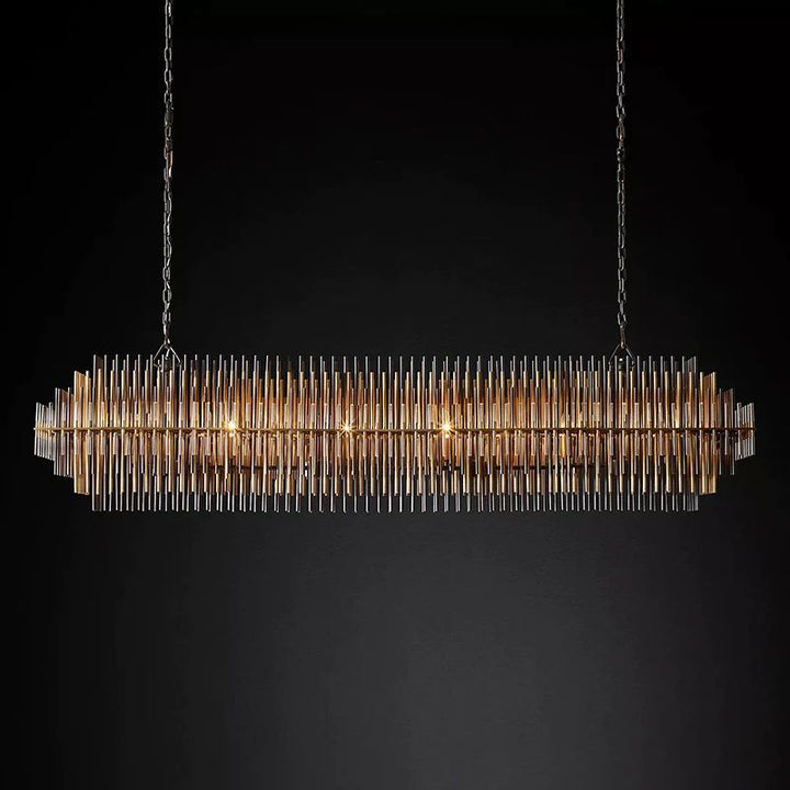 Liliam Rectangular Chandelier 54" - ebuylight