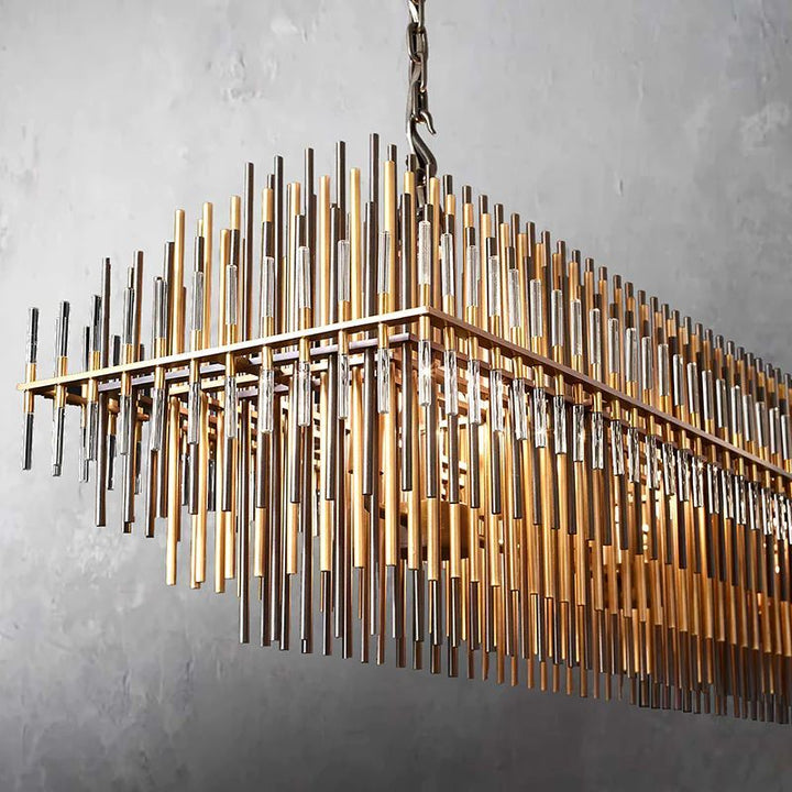 Liliam Rectangular Chandelier 54" - ebuylight