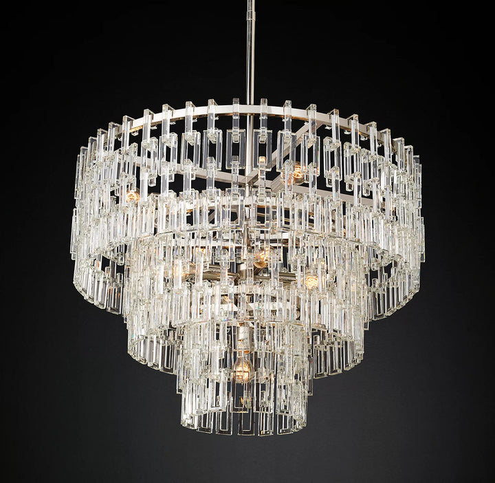 Margerie 3-Tier Round Chandelier 36" - ebuylight