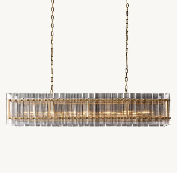 Marquis Rectangular Chandelier 54"
