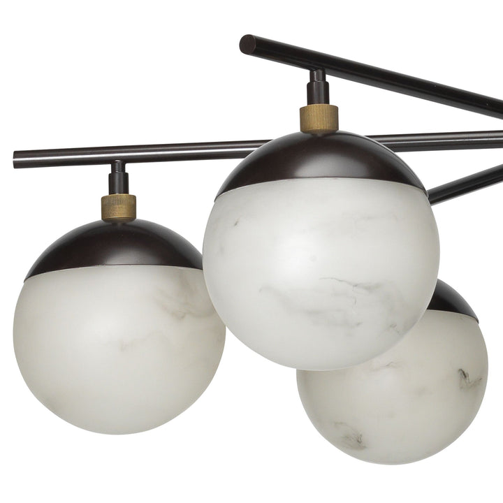 Metro Alabaster 6 Light Chandelier - thebelacan