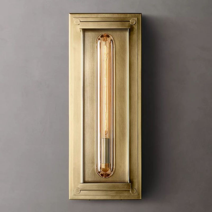 Outdoor Rectangular Grand Wall Sconce - thebelacan