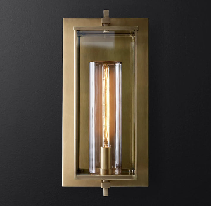 Outdoor Square Grand Wall Sconce - thebelacan