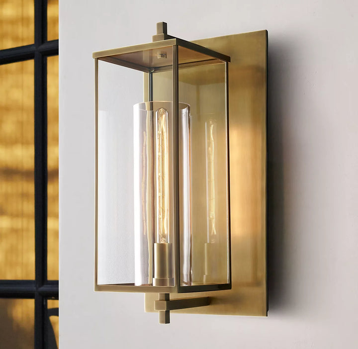 Outdoor Square Grand Wall Sconce - thebelacan