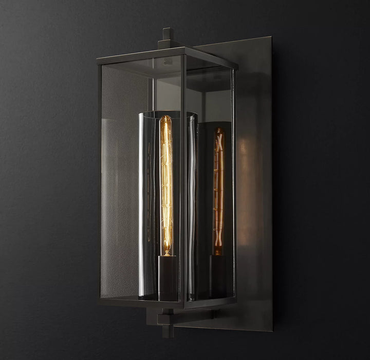 Outdoor Square Grand Wall Sconce - thebelacan