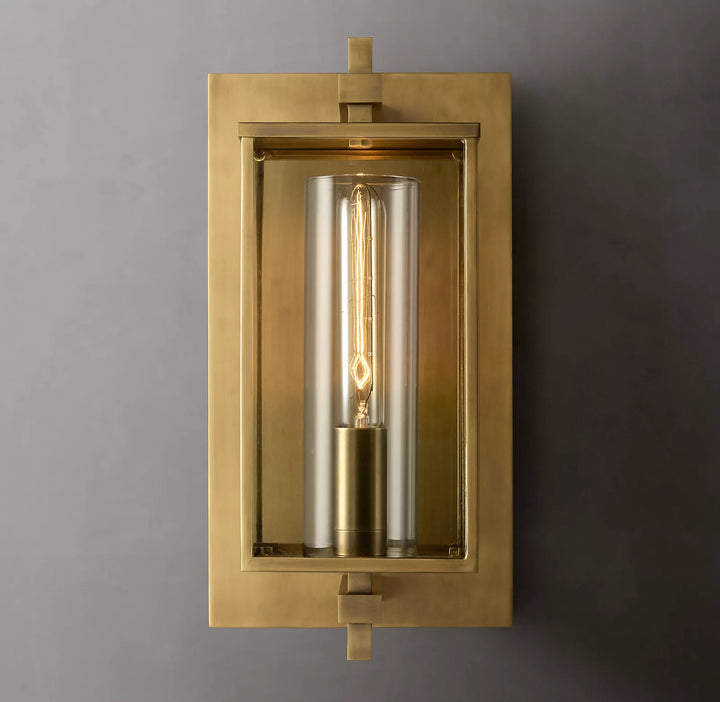 Outdoor Square Short Wall Sconce - thebelacan