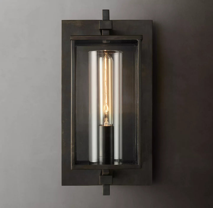 Outdoor Square Short Wall Sconce - thebelacan