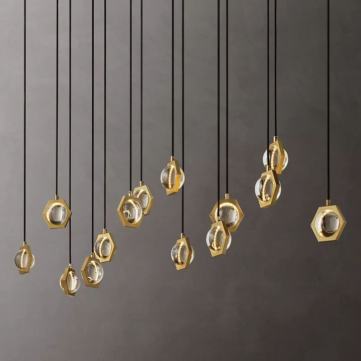 Planet Linear Chandelier 72" - thebelacan