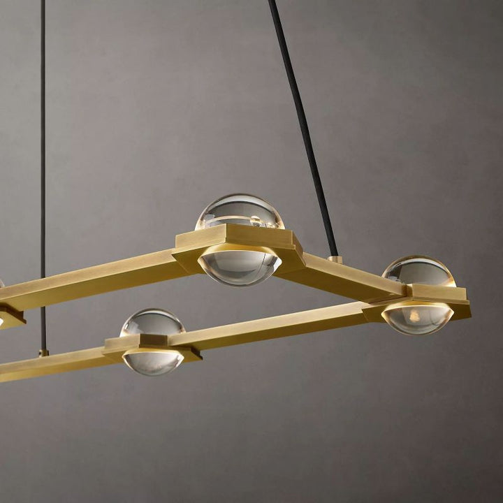 Planet Rectangular Chandelier 54" - thebelacan