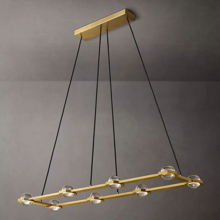 Planet Rectangular Chandelier 54" - thebelacan