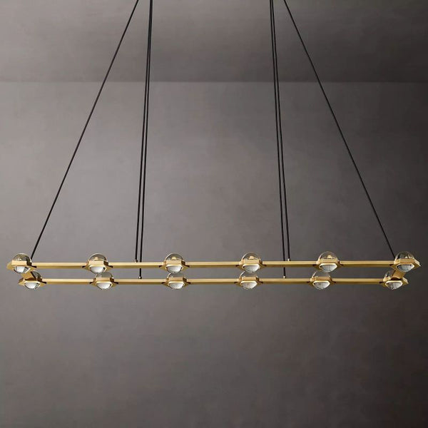 Planet Rectangular Chandelier 72" - thebelacan