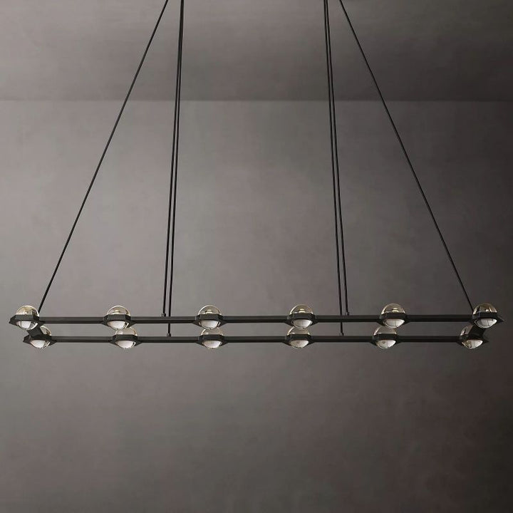 Planet Rectangular Chandelier 72" - thebelacan