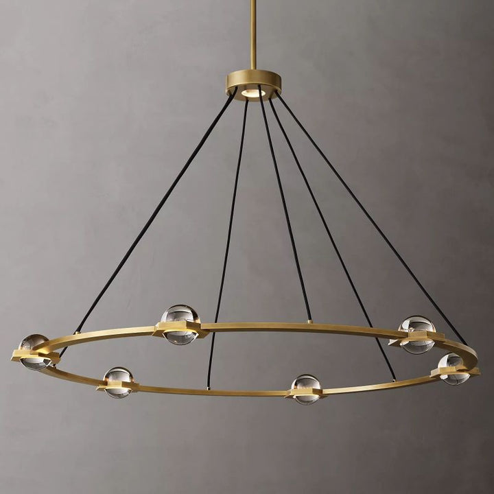 Planet Round Chandelier 48" - thebelacan