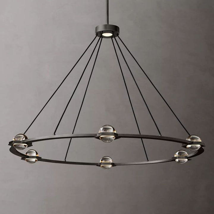 Planet Round Chandelier 48" - thebelacan