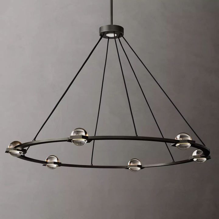 Planet Round Chandelier 48" - thebelacan