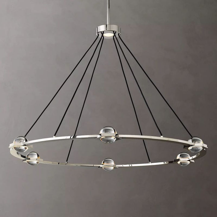 Planet Round Chandelier 48" - thebelacan