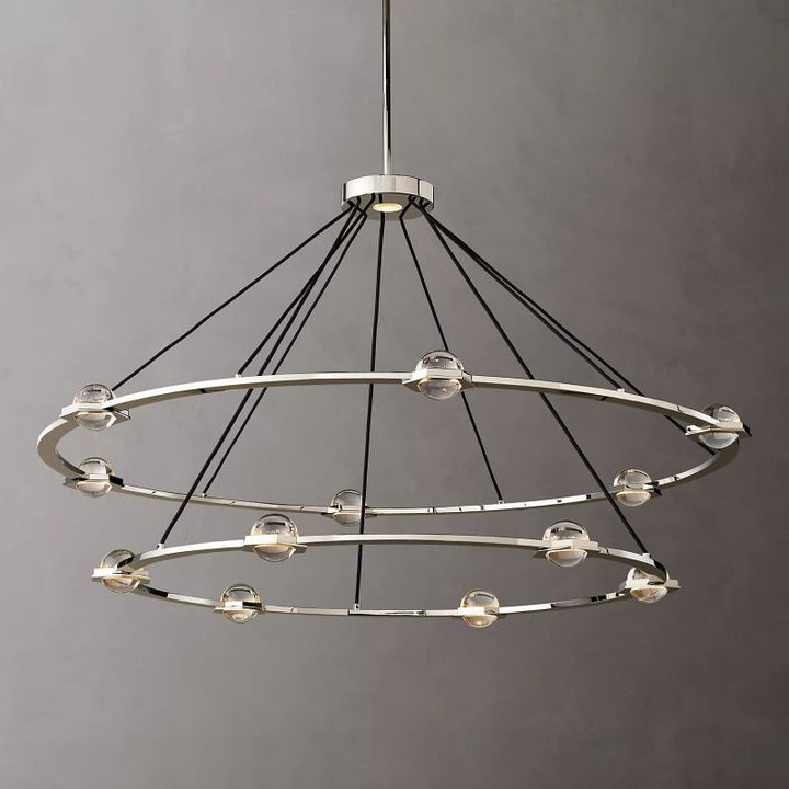 Planet Two-tier Round Chandelier 60" - thebelacan