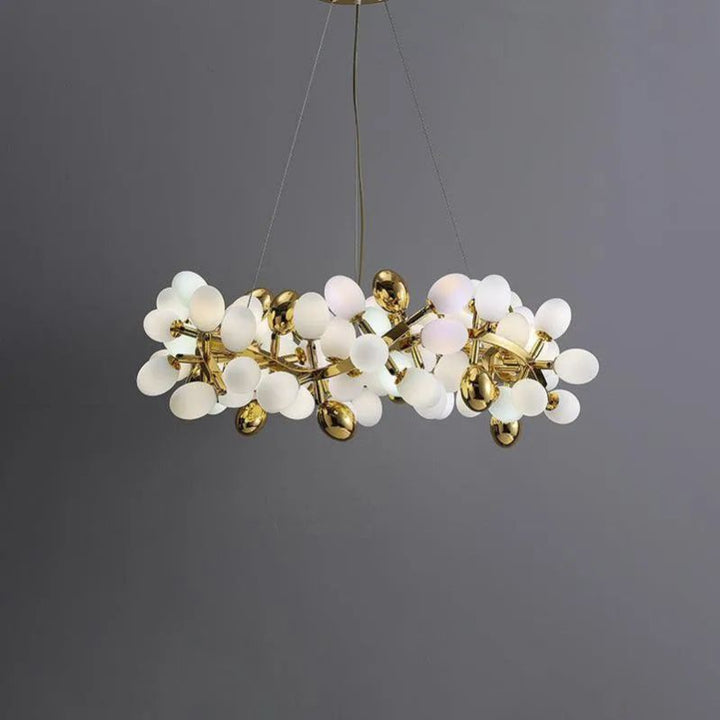 Pretty Grape Circle Branch Chandelier - thebelacan