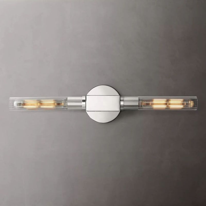 Prismatic Glass Linear Wall Sconce - thebelacan