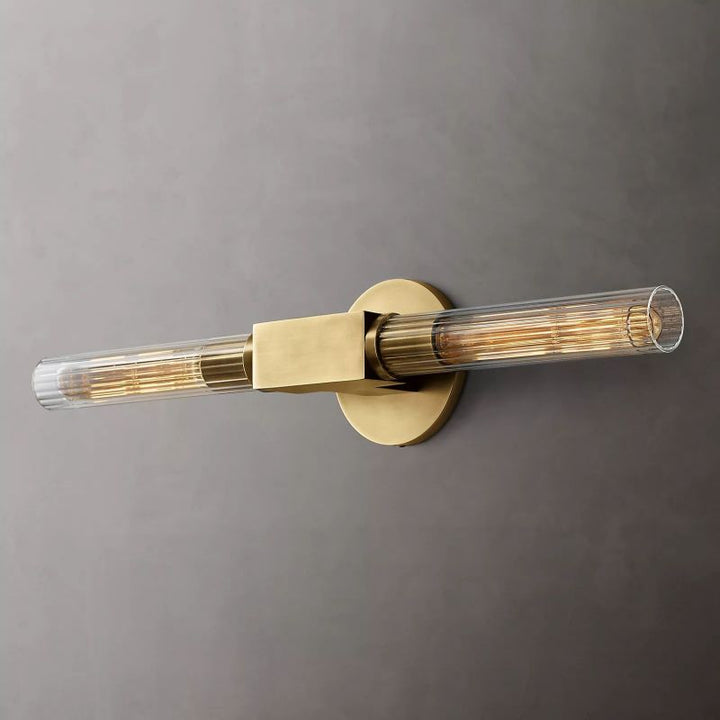 Prismatic Glass Linear Wall Sconce - thebelacan