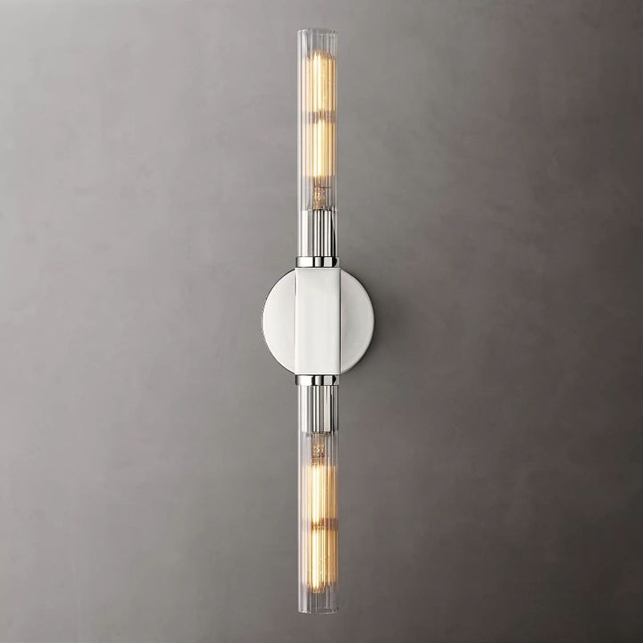 Prismatic Glass Linear Wall Sconce - thebelacan