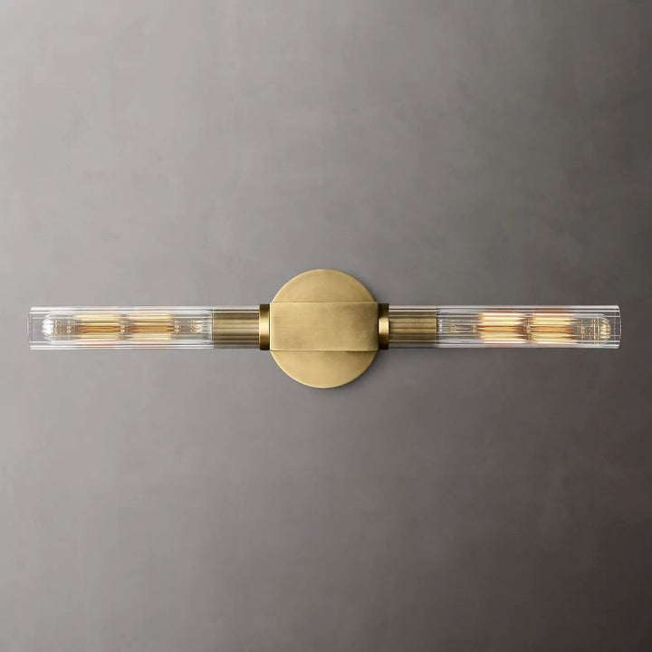 Prismatic Glass Linear Wall Sconce - thebelacan