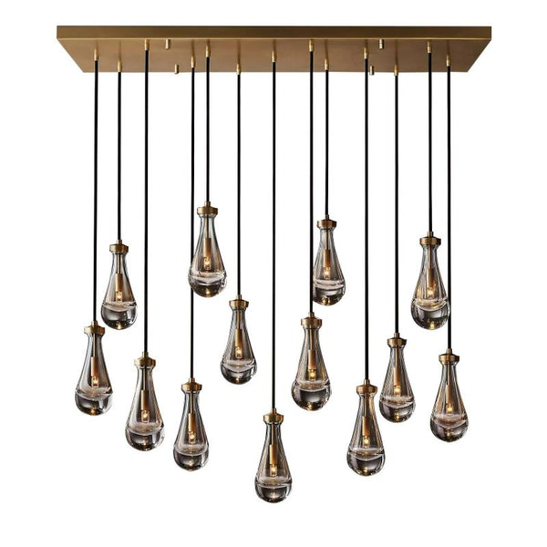 Raindrops Rectangular Chandelier 54" - thebelacan