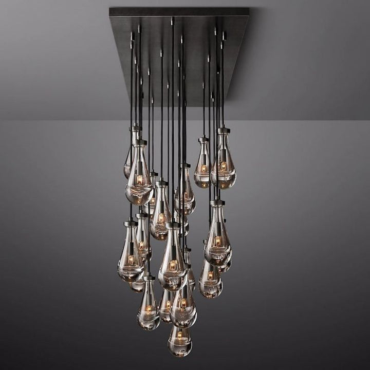 Raindrops Rectangular Chandelier 72" - thebelacan