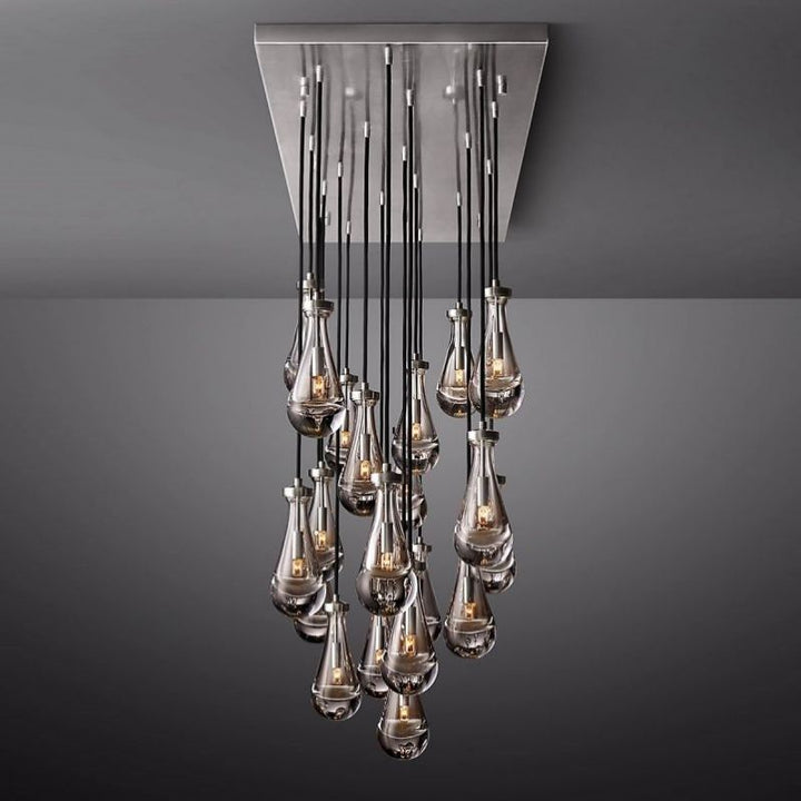 Raindrops Rectangular Chandelier 72" - thebelacan