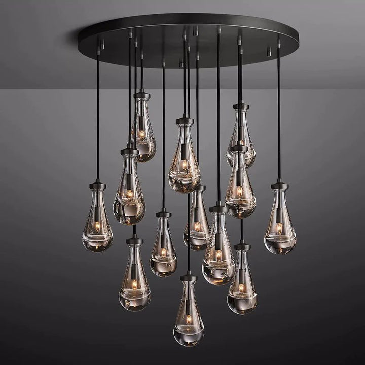 Raindrops Round Chandelier 36" - thebelacan