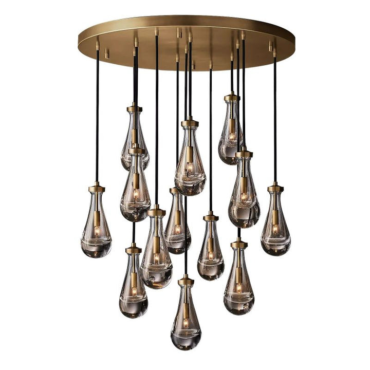 Raindrops Round Chandelier 36" - thebelacan