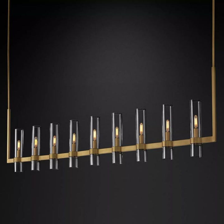 Ravelle Linear Chandelier 71" - thebelacan