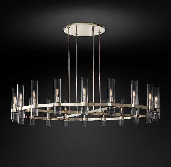 Ravelle Round Chandelier 60" - thebelacan