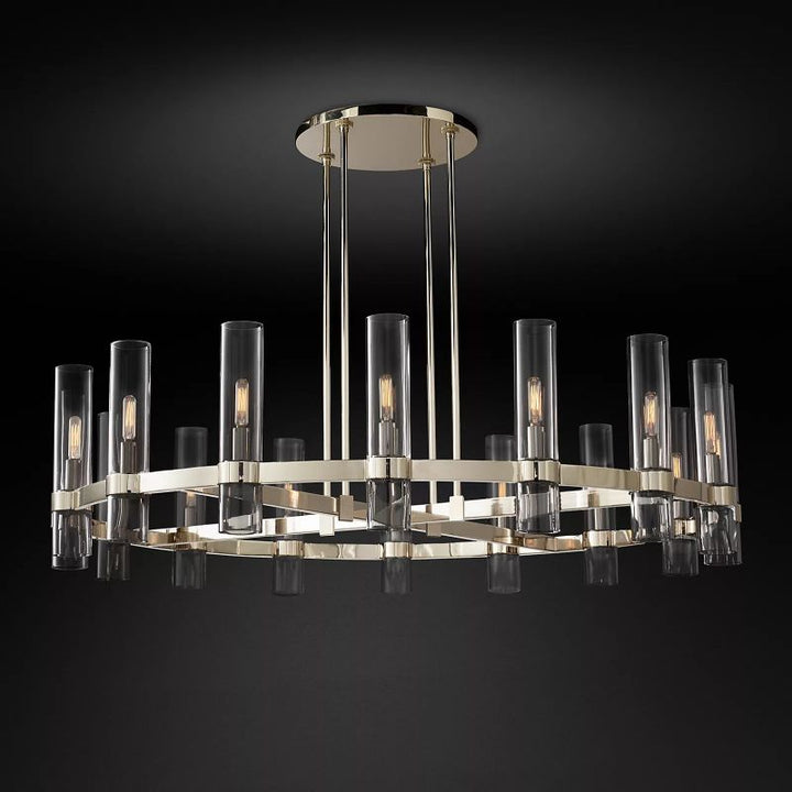 Ravelle Round Chandelier 48" - thebelacan