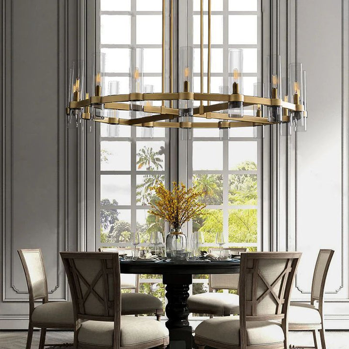 Ravelle Round Chandelier 48" - thebelacan