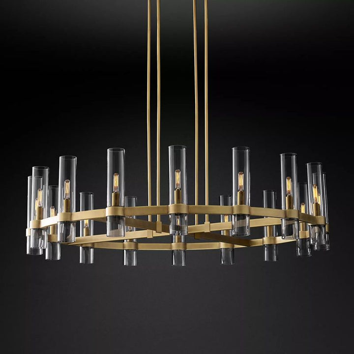 Ravelle Round Chandelier 48" - thebelacan